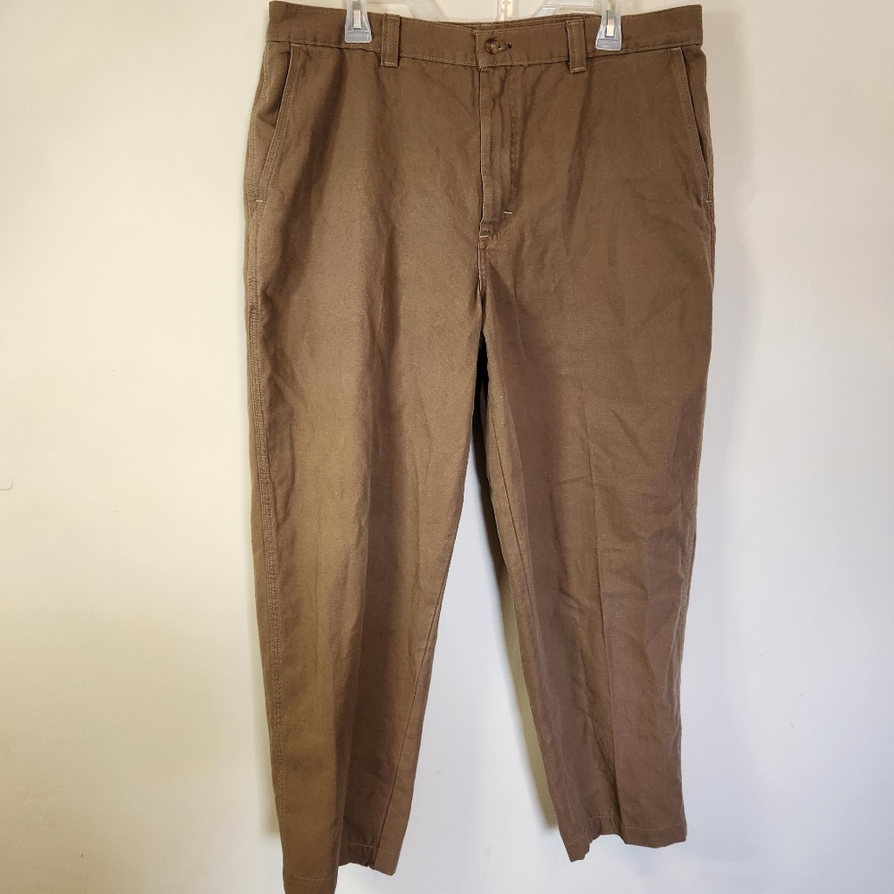 Vintage Cabela’s Khaki Pants Size 38 Reg | Made in USA | 100% Cotton Workwear